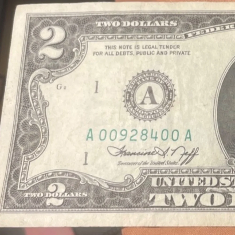 1976 Bicentennial Low #A00928400A Two Dollar Bill RARE   #205712142005 - Picture 2 of 6